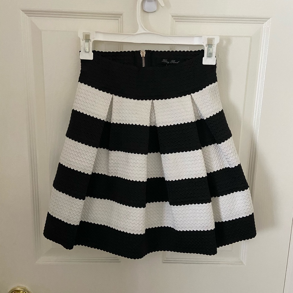 Black and white skirt